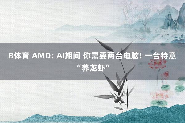 B体育 AMD: AI期间 你需要两台电脑! 一台特意“养龙虾”