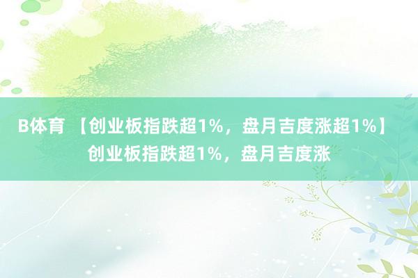B体育 【创业板指跌超1%，盘月吉度涨超1%】 创业板指跌超1%，盘月吉度涨